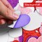 400PCS Heart Shaped Glitter Foam Stickers – Self-Adhesive Red, Pink, Purple & White Hearts in 3 Sizes for Kids Crafts, Valentine’s Day, Wedding, Scrapbooking & Party Decorations